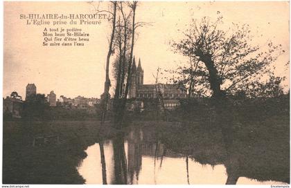 CPA Carte Postale France  Saint-Hilaire-du-Harcouët  Eglise prise du Prieuré  VM77013