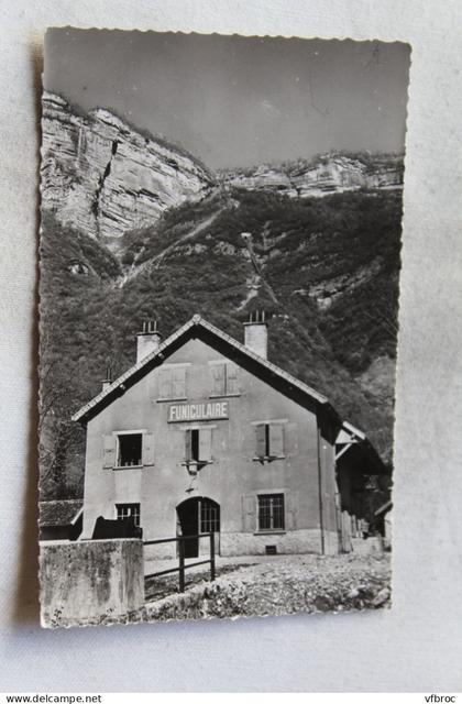 L141, Cpsm, Saint Hilaire du Touvet, le funiculaire, Isère 38