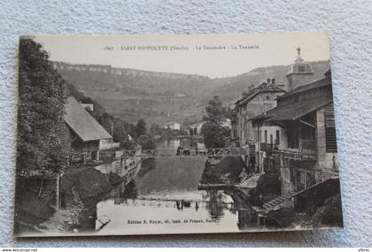 saint Hippolyte, le Dessoubre, la tannerie, Doubs 25