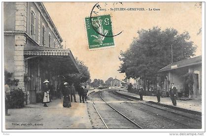 SAINT JULIEN EN GENEVOIS - La gare - TRAIN