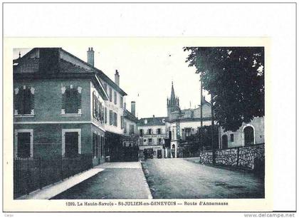 SAINT-JULIEN-en-GENEVOIS.   - Route d'Annemasse.