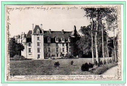 86 - SAINT JULIEN L'ARS -- Le Château - Vue prise du....