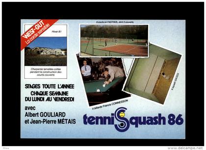 86 - SAINT-JULIEN-L'ARS - Tennisquash - squash - billard - tennis