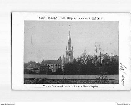 SAINT JULIEN L'ARS : Vue du Clocher - état