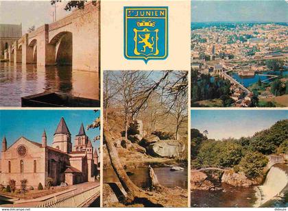 87 - Saint Junien - Multivues - Blasons - CPM - Carte Neuve - Voir Scans Recto-Verso