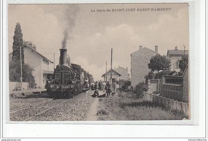 La gare de SAINT JUST SAINT RAMBERT - très bon état