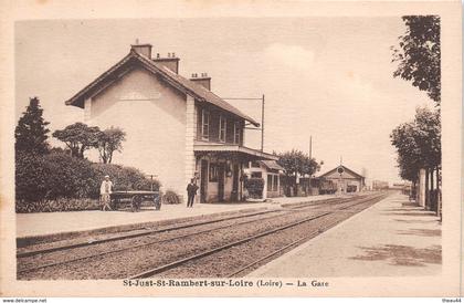 ¤¤  -  SAINT-JUST-SAINT-RAMBERT   -  La Gare  -  Chemin de Fer       -  ¤¤