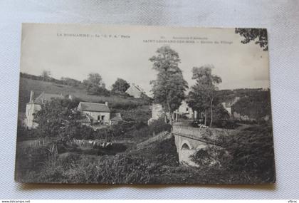 Saint Léonard des Bois, entrée du village, Sarthe 72