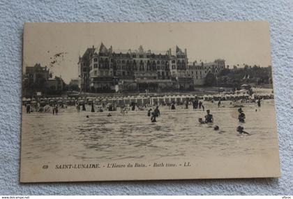 Saint Lunaire, l'heure du bain, Ille et Vilaine 35