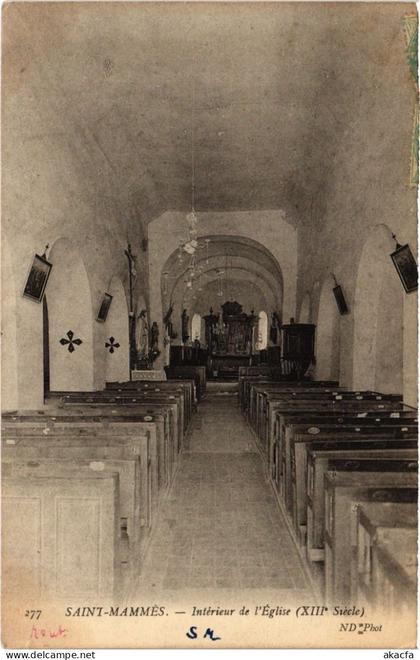 CPA Saint-Mammes Interieur de l'Eglise FRANCE (1300975)