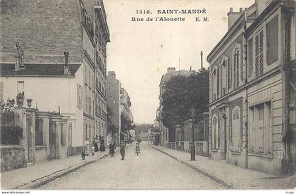 CPA Saint-Mandé Rue de l'Alouette