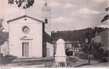 Saint Mandrier sur Mer - Eglise et Monument aux Morts  - CPSM °J