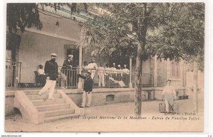 Saint Mandrier sur mer - Toulon - Hopital Maritime - Pavillon Tollet  -   CPA °