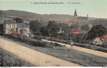 SAINT MARTIN DE BOSCHERVILLE  - Vue générale (carte toilée)