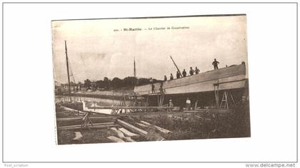 Saint Martin de Ré - chantier de construction