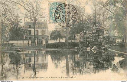 94 - Saint Maur des Fosses - Parc Saint Maur - Le Square du Rocher - CPA - Oblitération de 1905 - Voir Scans Recto-Verso