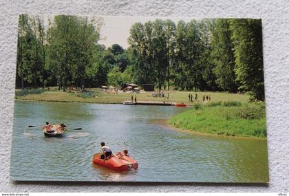 Cpm 1989, Saint Michel sur Orge, le parc et le plan d'eau de Lormoy, Essonne 91