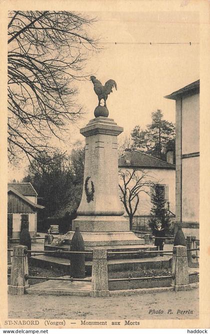 SAINT NABORD : MONUMENT AUX MORTS