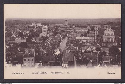 FRANCE, Postcard RPPC, Saint-Omer, General view