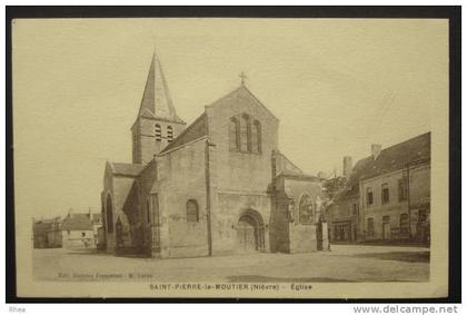 58 Saint-Pierre-le-Moûtier eglise sépia    D58D  K58264K  C58264C RH057943