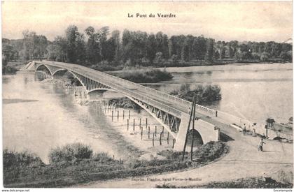 CPA Carte Postale France- SAINT-PIERRE-le-MOUTIER  Le Pont du Veurdre 1914 VM45242