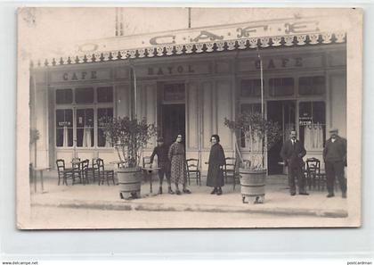 France - SAINT RÉMY DE PROVENCE (13) Grand Café Bayol - CARTE PHOTO 5 février 1923