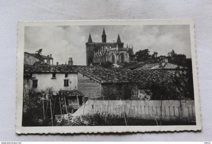 Cpsm, Saint Sulpice la Pointe, l'abside de l'église, Tarn 81