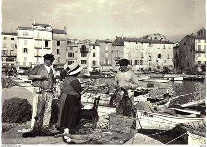 Carte Postale  ANCIENNE de  SAINT - TROPEZ / Discussion animée