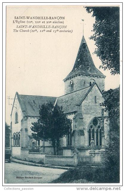 CP, 76, SAINT WANDRILLE-RANCON, L'Eglise, vierge