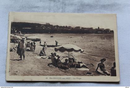 Sainte Maxime, la plage, Var 83