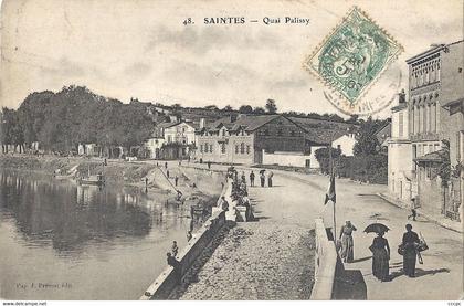 CPA Saintes Quai Palissy