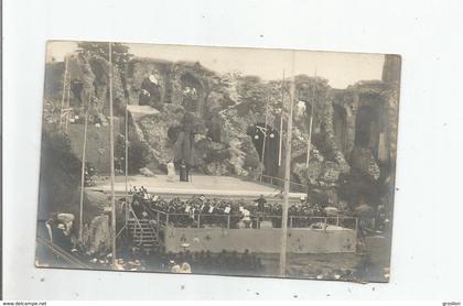 SAINTES (17) CARTE PHOTO THEATRE AUX ARENES 1909 (PHOTO ROLLAND SAINTES)