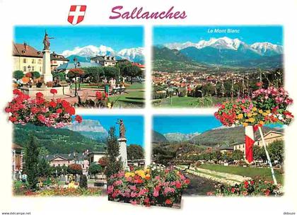 74 - Sallanches - Multivues - Blasons - CPM - Voir Scans Recto-Verso