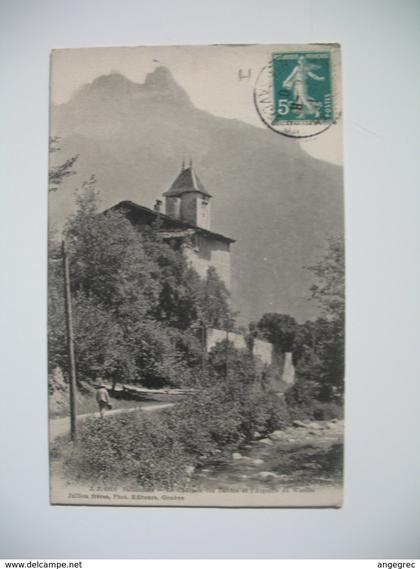 Carte   Sallanches Le Château des Rubins et l'Aiguille de Warens