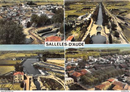 CPSM 11 SALLELES D'AUDE  MULTI VUES