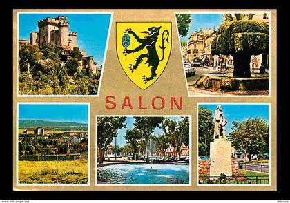 13 - Salon de Provence - Multivues - Bateaux - Automobiles - CPM - Voir Scans Recto-Verso