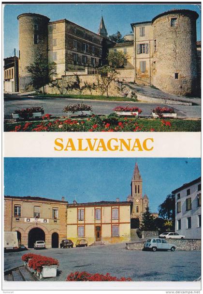 salvagnac...multi-vues...église...mairie...