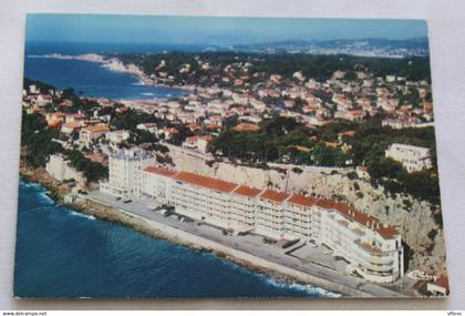 Cpm, Sanary sur mer, vue aérienne, Port Issol, les roches rouges, Var 83