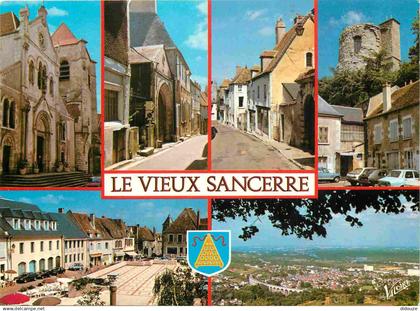 18 - Sancerre - Le Vieux Sancerre - Multivues - Blasons - CPM - Voir Scans Recto-Verso