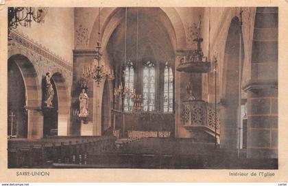 67 - SARRE-UNION - Intérieur de l'Eglise