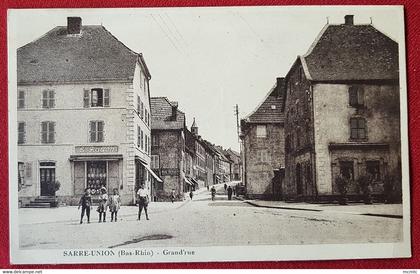 CPA  -  Sarre-Union - (  Bas Rhin ) - Grand'Rue