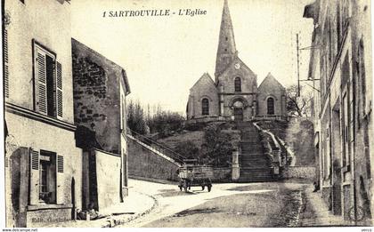 Carte POSTALE  Ancienne  de  SARTROUVILLE