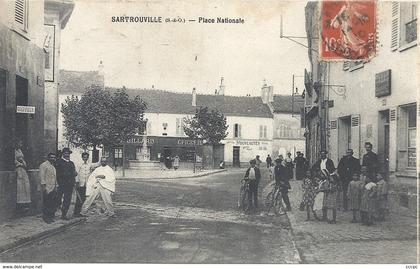 CPA Sartrouville Place Nationale