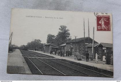 Sartrouville, intérieur de la gare, Yvelines 78