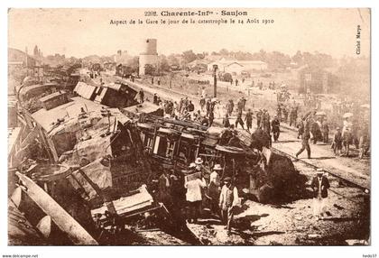 Saujon - Catastrophe du 14 Août 1910 - La Gare