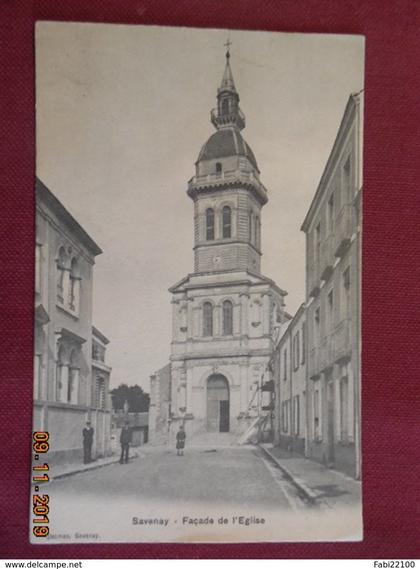 CPA - Savenay - Façade de l'Eglise