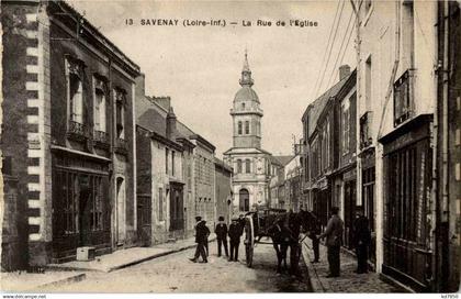 Savenay - La Rue de l Eglise