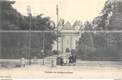 CPA 91 CHATEAU DE SAVIGNY SUR ORGE 1915