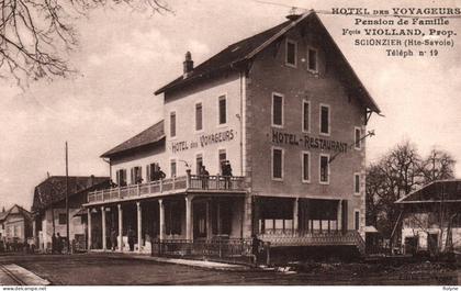 scionzier - hôtel restaurant des voyageurs , pension de famille François VIOLLAND propriétaire