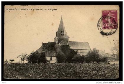 86 Scorb?-Clairvaux SCORBE-CLAIRVAUX (Vienne) - L'Eglise eglise D86D K86128K C86258C RH013555